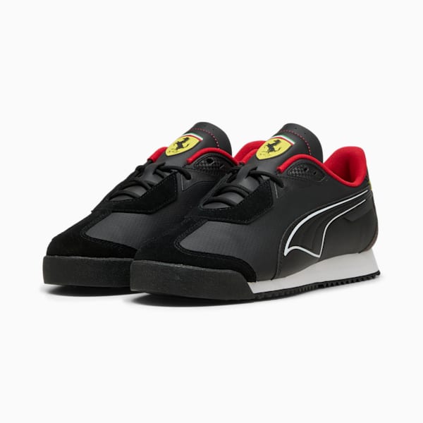 Tenis Scuderia Ferrari PUMA Roma para hombre, PUMA Black, extralarge
